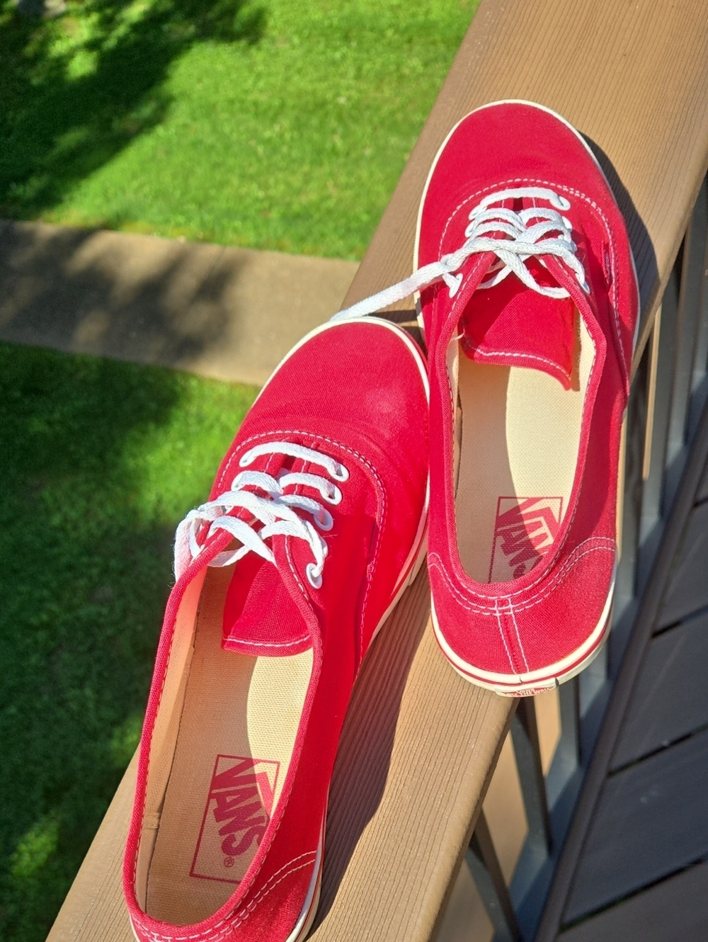 Vans Authentic Canvas Sneakers - Red